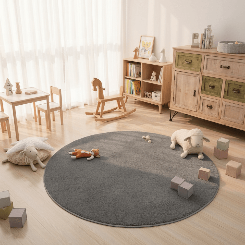 Snugique Round Hand Tufted Carpet & Rug