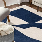 Striped Hand Tufted Carpet & Rug