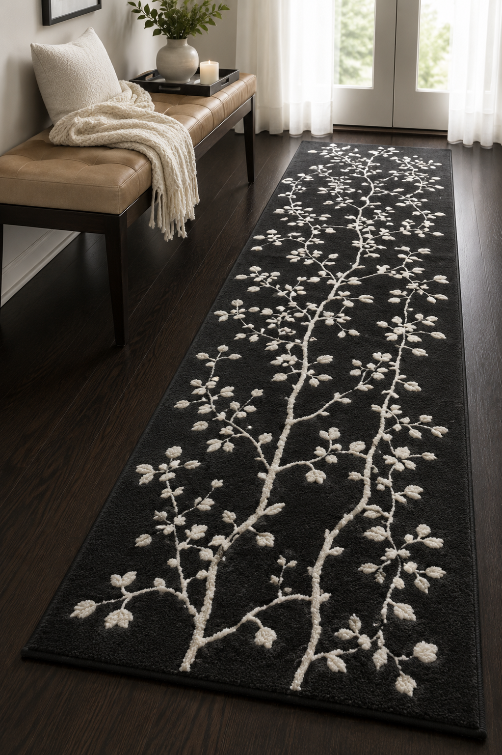 Unagi Hand Tufted Runner Carpet & Rug