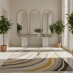 Wavy Hand Tufted Carpet & Rug