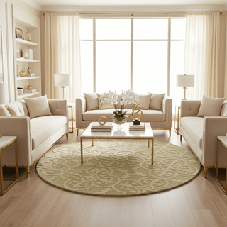 Flufforia Round Hand Tufted Carpet & Rug