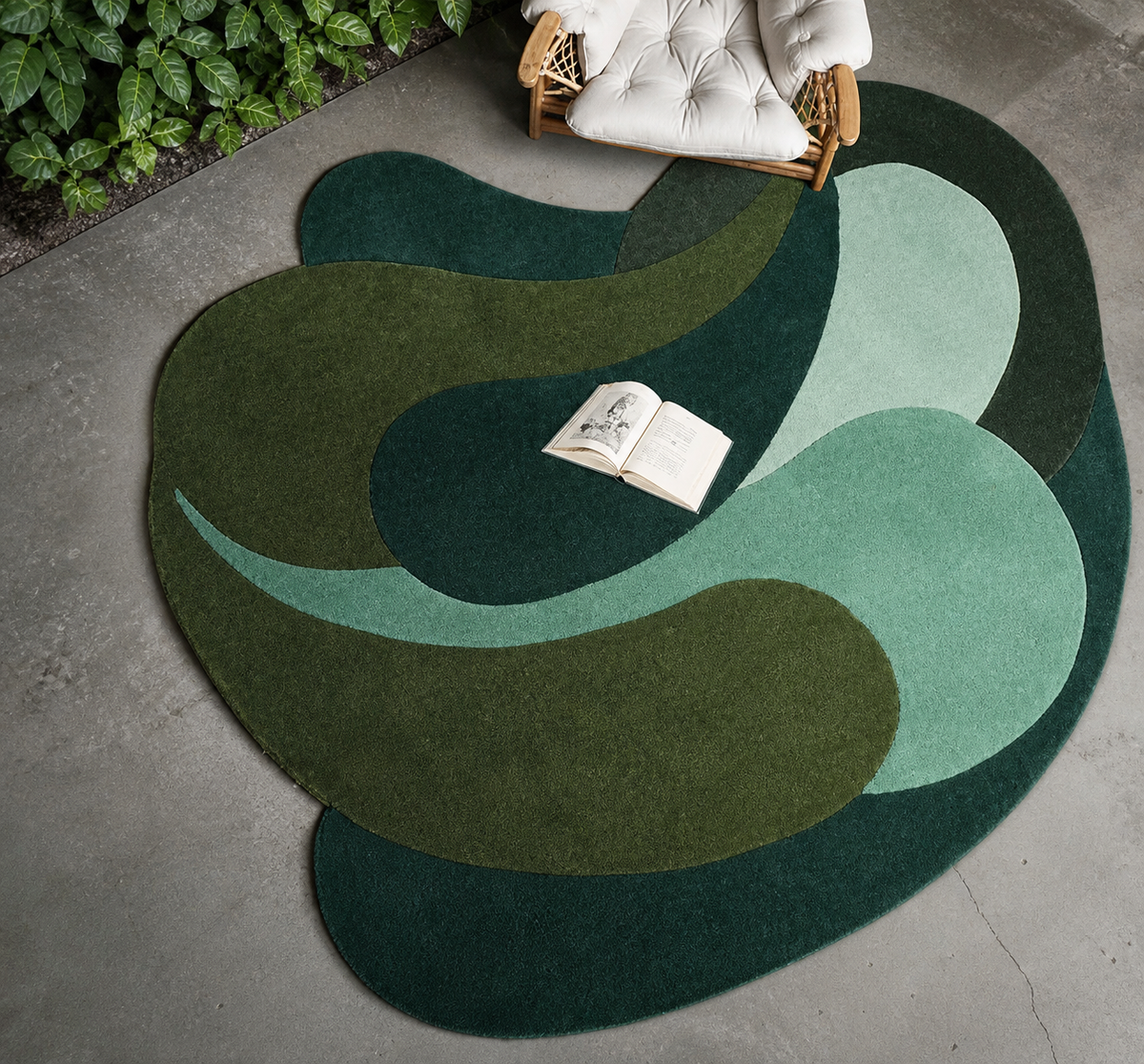 Grid Irregular Hand Tufted Carpet & Rug