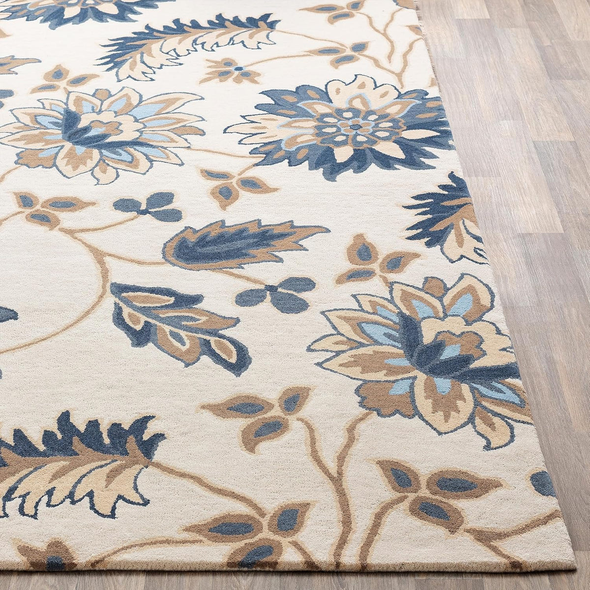 Spa Floral Hand Tufted Carpet & Rug