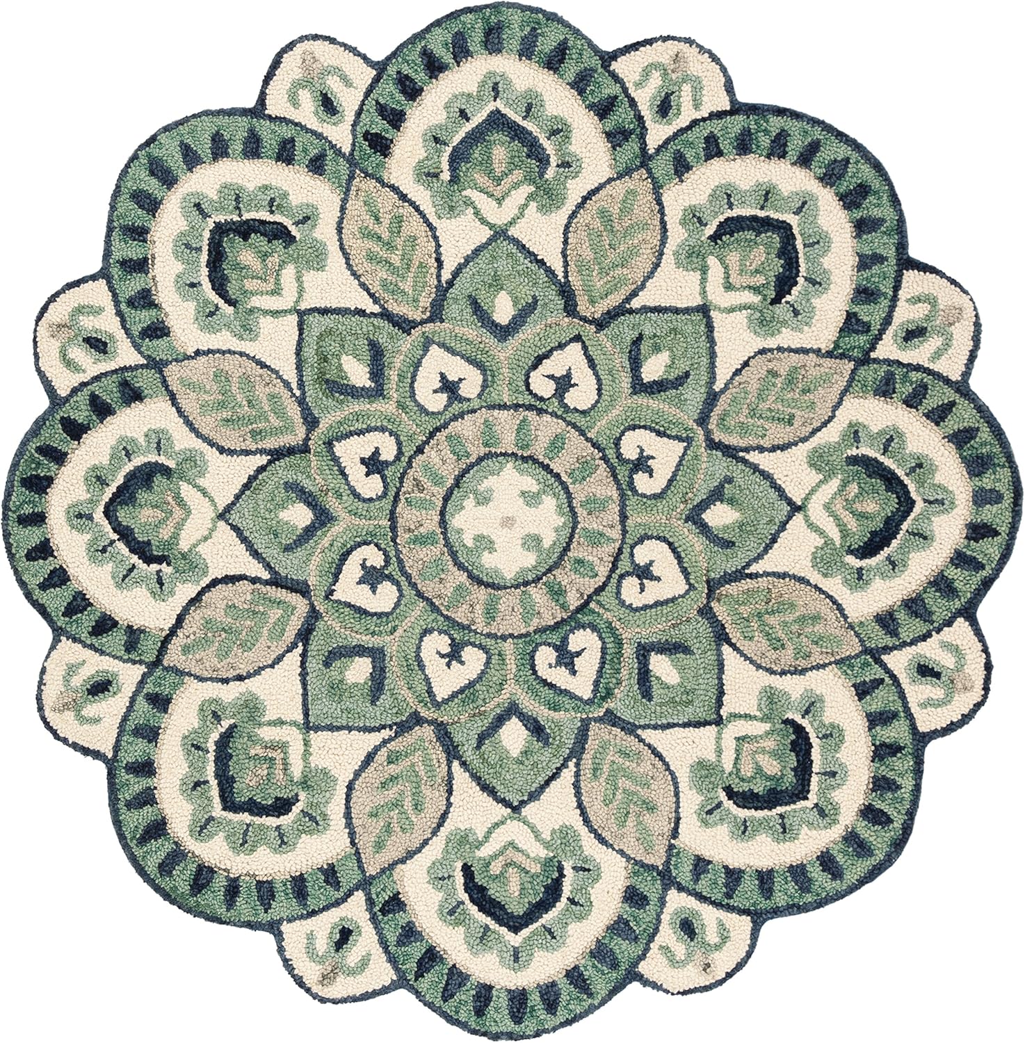 Gimmini Round Hand Tufted Carpet & Rug