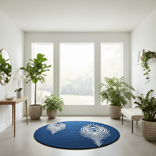 Softanova Round Hand Tufted Carpet & Rug