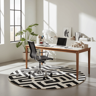 Snugella Round Hand Tufted Carpet & Rug