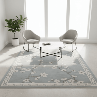 Gorgeous Grey Hand Tufted Carpet