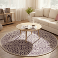 Snuggique Round Hand Tufted Carpet & Rug