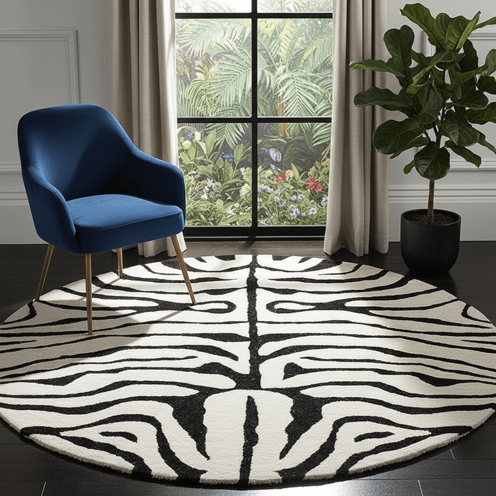 Luxmora Round Hand Tufted Carpet & Rug