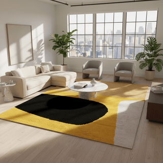 Split Hand Tufted Carpet & Rug