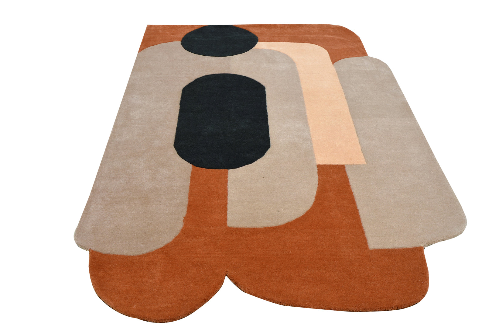 Oblique Irregular Hand Tufted Carpet & Rug