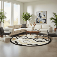 Tuftopia Round Hand Tufted Carpet & Rug