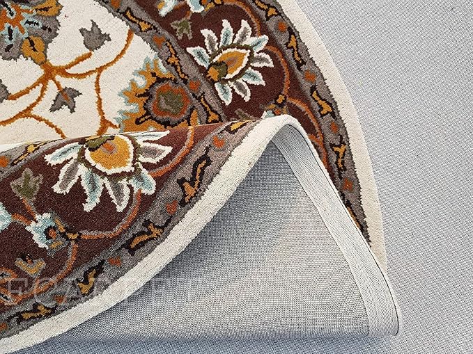 Fluffova Round Hand Tufted Carpet & Rug