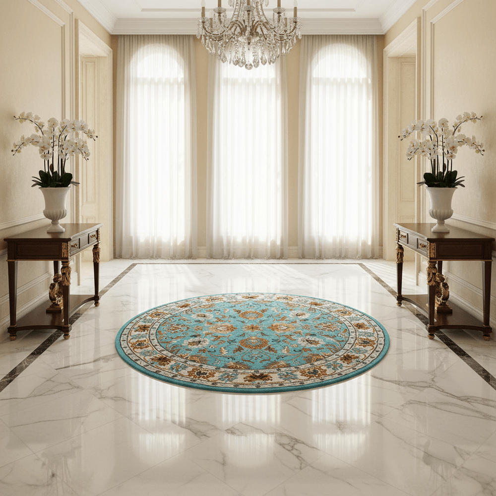 Softano Round Hand Tufted Carpet & Rug