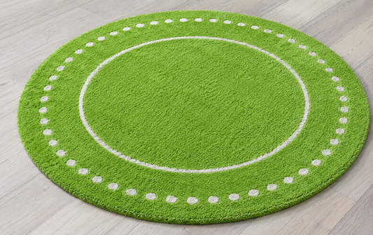 Haloque Round Hand Tufted Carpet & Rug