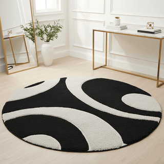 Shade Round Shaggy Carpet & Rug