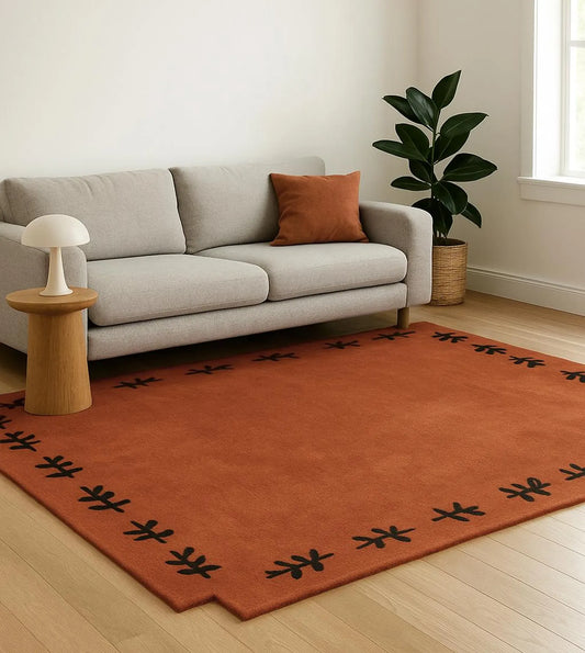Navy Hand Tufted Carpet & Rug