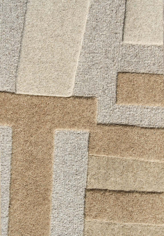 Halo Geometrical Hand Tufted Carpet & Rug