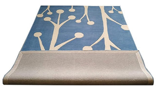Blue Premium Hand Tufted Carpet