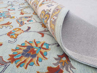 Aqua Persian Hand Tufted Carpet