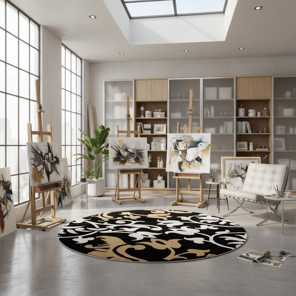 Velvenza Round Hand Tufted Carpet & Rug