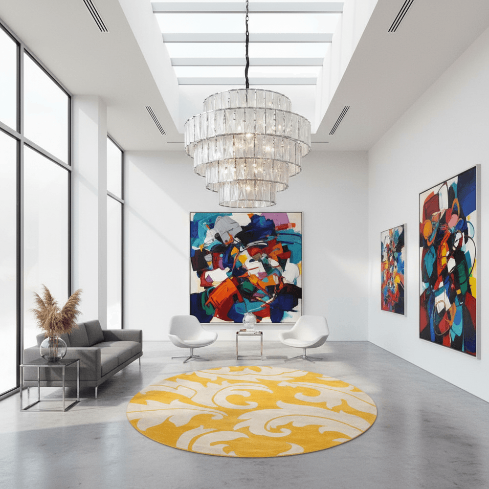 Snugtopia Round Hand Tufted Carpet & Rug