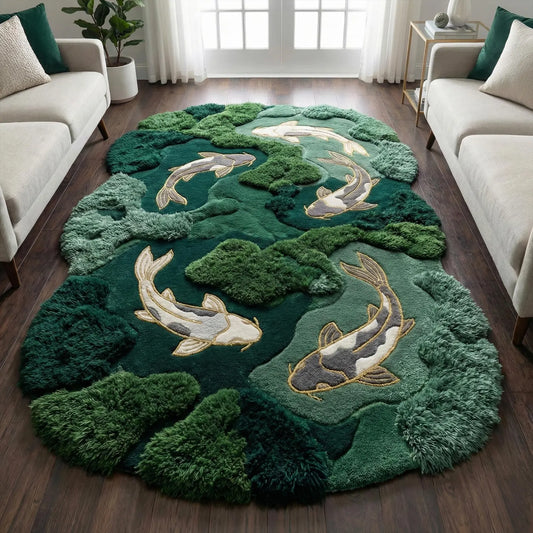 Eme Moss Hand Tufted Carpet & Rug