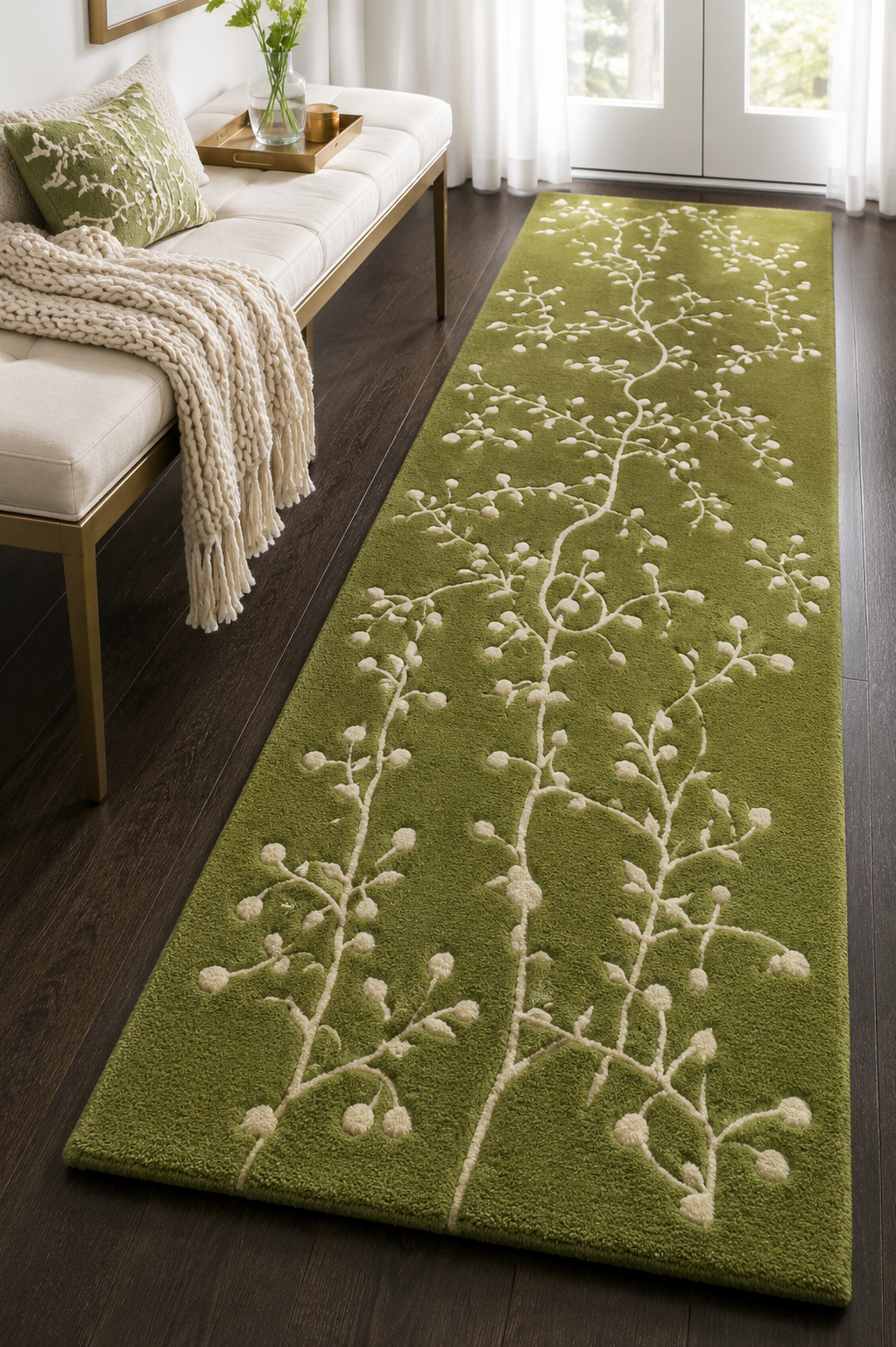 Hanami Hand Tufted Runner Carpet & Rug
