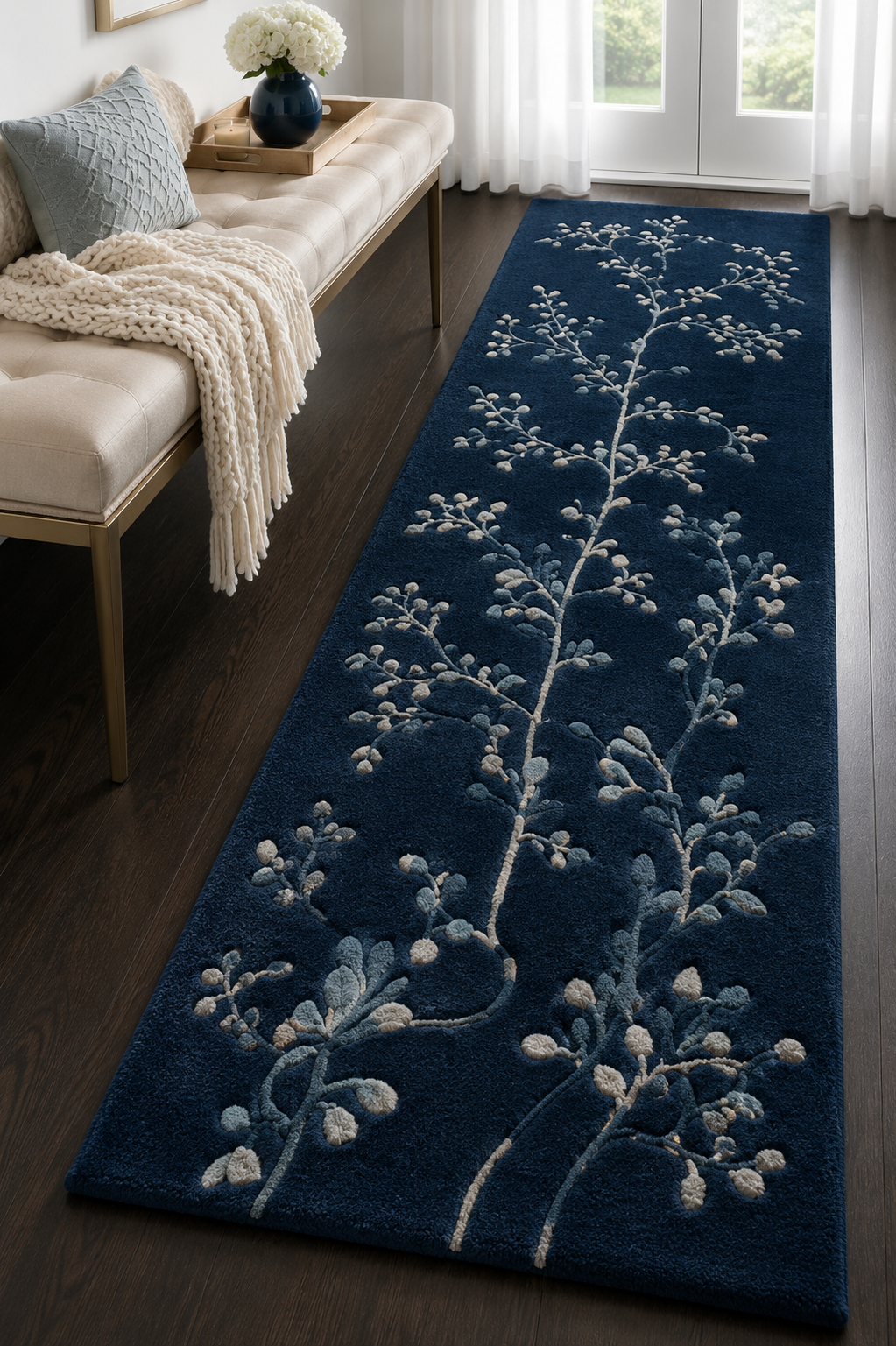 Katsu Hand Tufted Runner Carpet & Rug