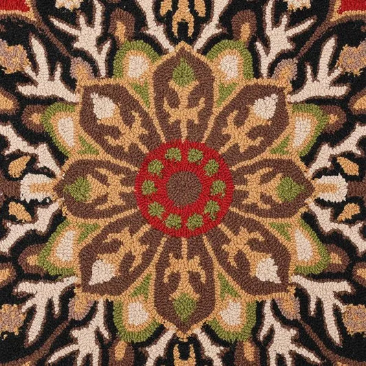Reddish Hand Tufted Carpet & Rug
