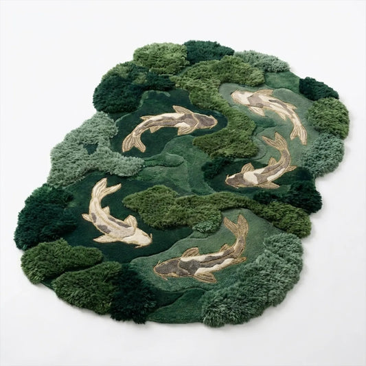 Eme Moss Hand Tufted Carpet & Rug