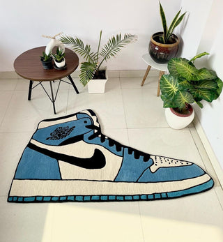 Carpet-planet Blue Nike Jordan rug