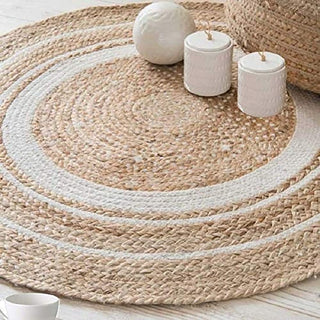 Aster Round Jute Carpet & Rugs