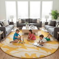 Snugtopia Round Hand Tufted Carpet & Rug