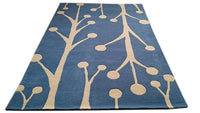 Blue Premium Hand Tufted Carpet