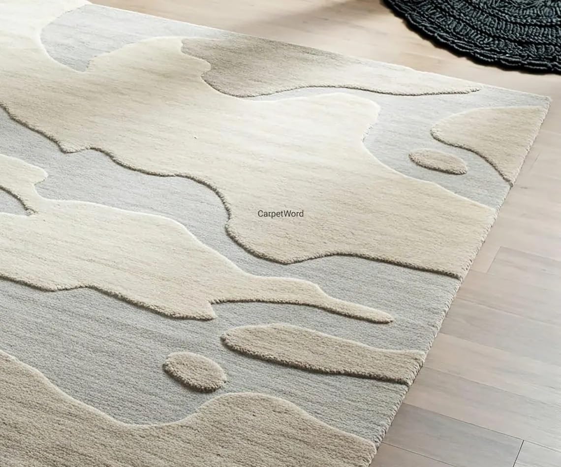 Subtle Hand Tufted Carpet & Rug