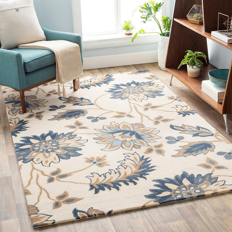 Spa Floral Hand Tufted Carpet & Rug