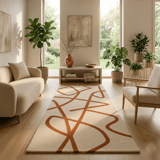 Hibachi Hand Tufted Runner Carpet & Rug