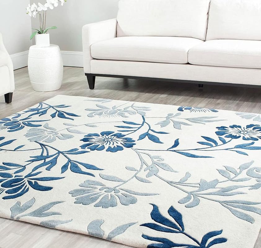 Liliora Floral Hand Tufted Carpet & Rug