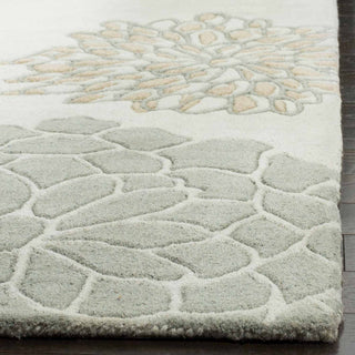 Scarlet Floral Hand Tufted Carpet & Rug