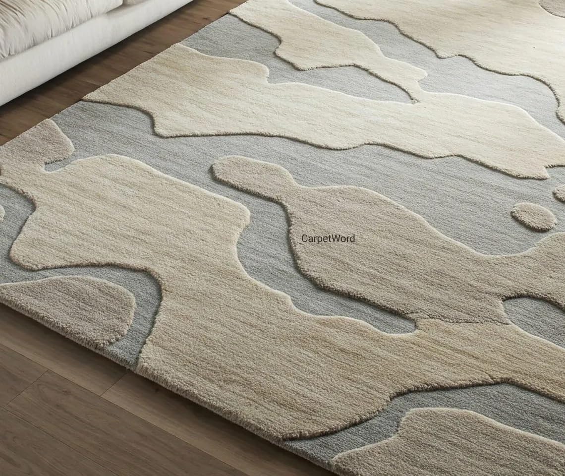 Subtle Hand Tufted Carpet & Rug