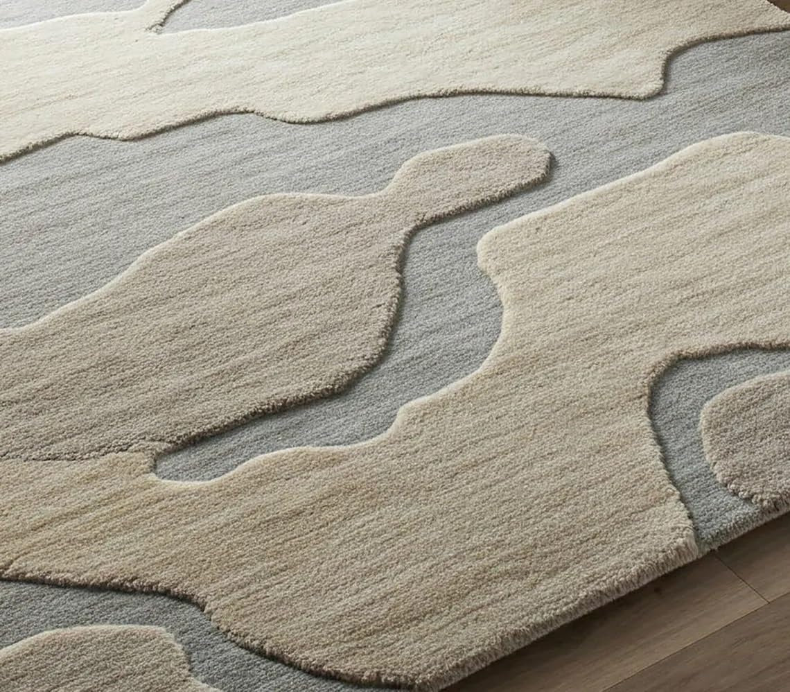 Subtle Hand Tufted Carpet & Rug