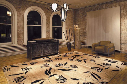 Flower Wool colour Premium Hand Tufted Carpet