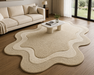 Unique Irregular Hand Tufted Carpet
