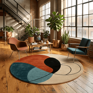 Havenla Round Hand Tufted Carpet