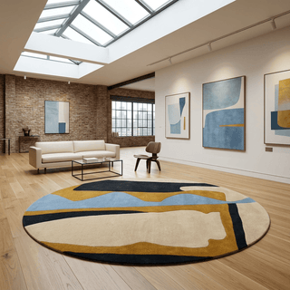 Velviqya Round Hand Tufted Carpet