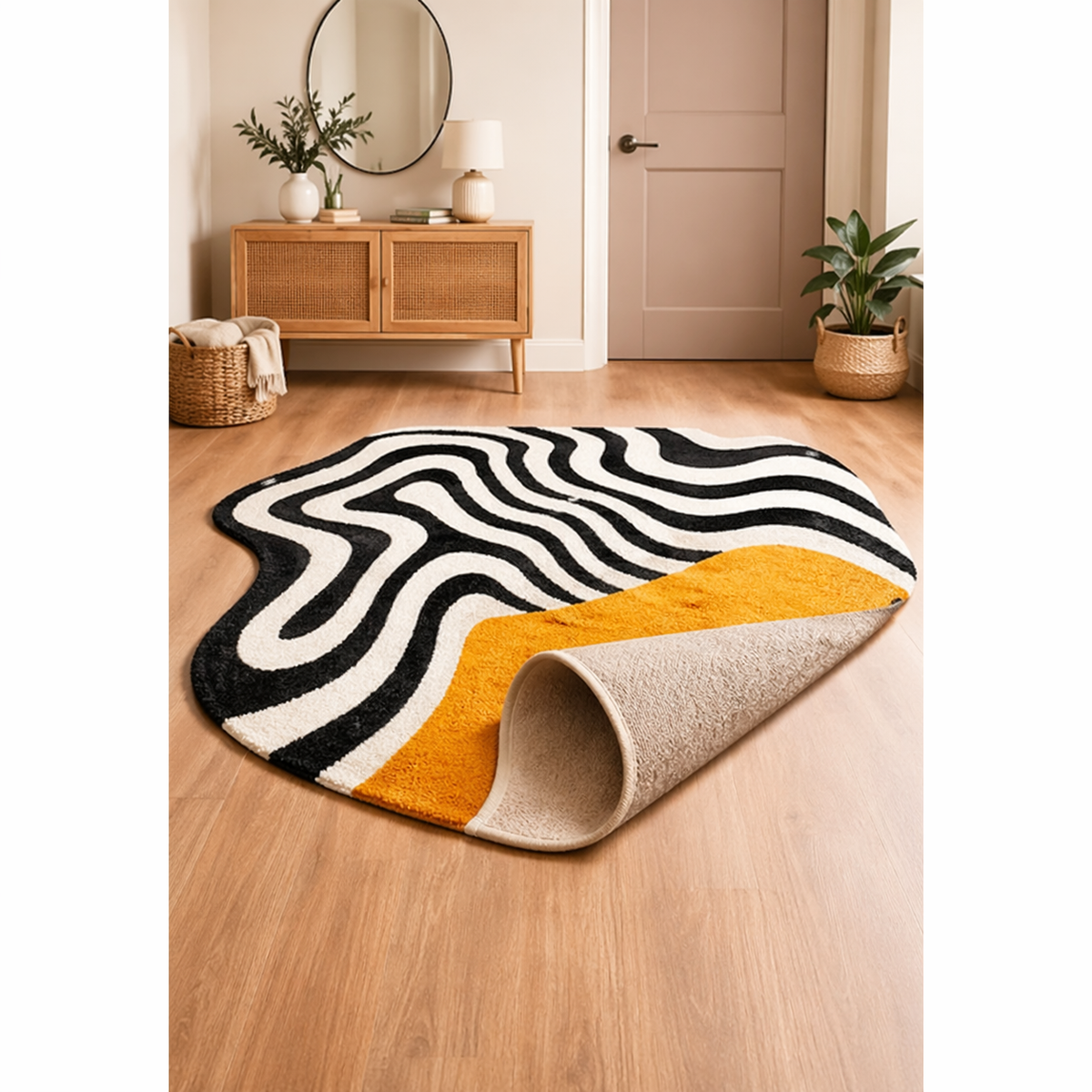 Fine Weave Irregular Hand Tufted Carpet
