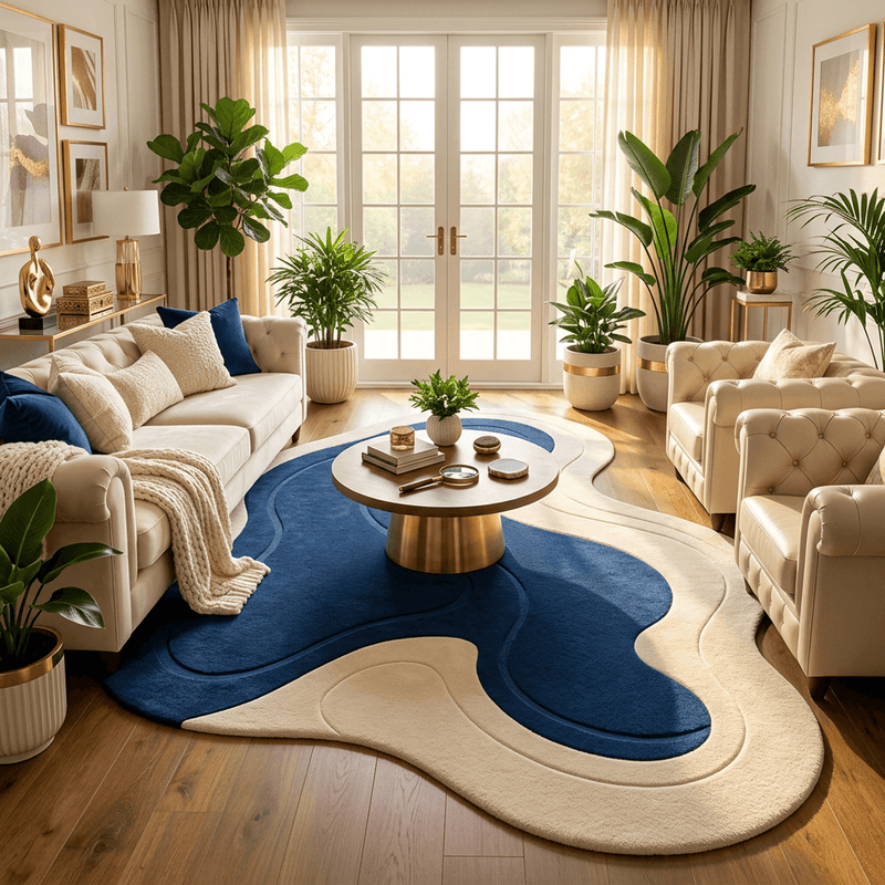 Stilvan Irregular Hand Tufted Carpet
