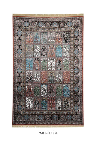 Mahrou Persian Silk Carpet & Rug