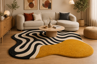 Fine Weave Irregular Hand Tufted Carpet